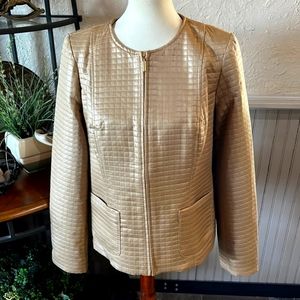 VALERIE STEVENS SQUARE PATTERN JACKET SIZE LARGE